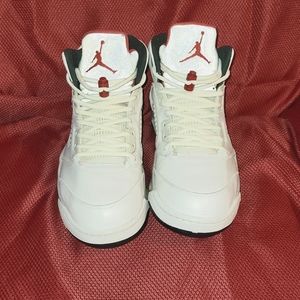  Air Jordan 5 White Cement